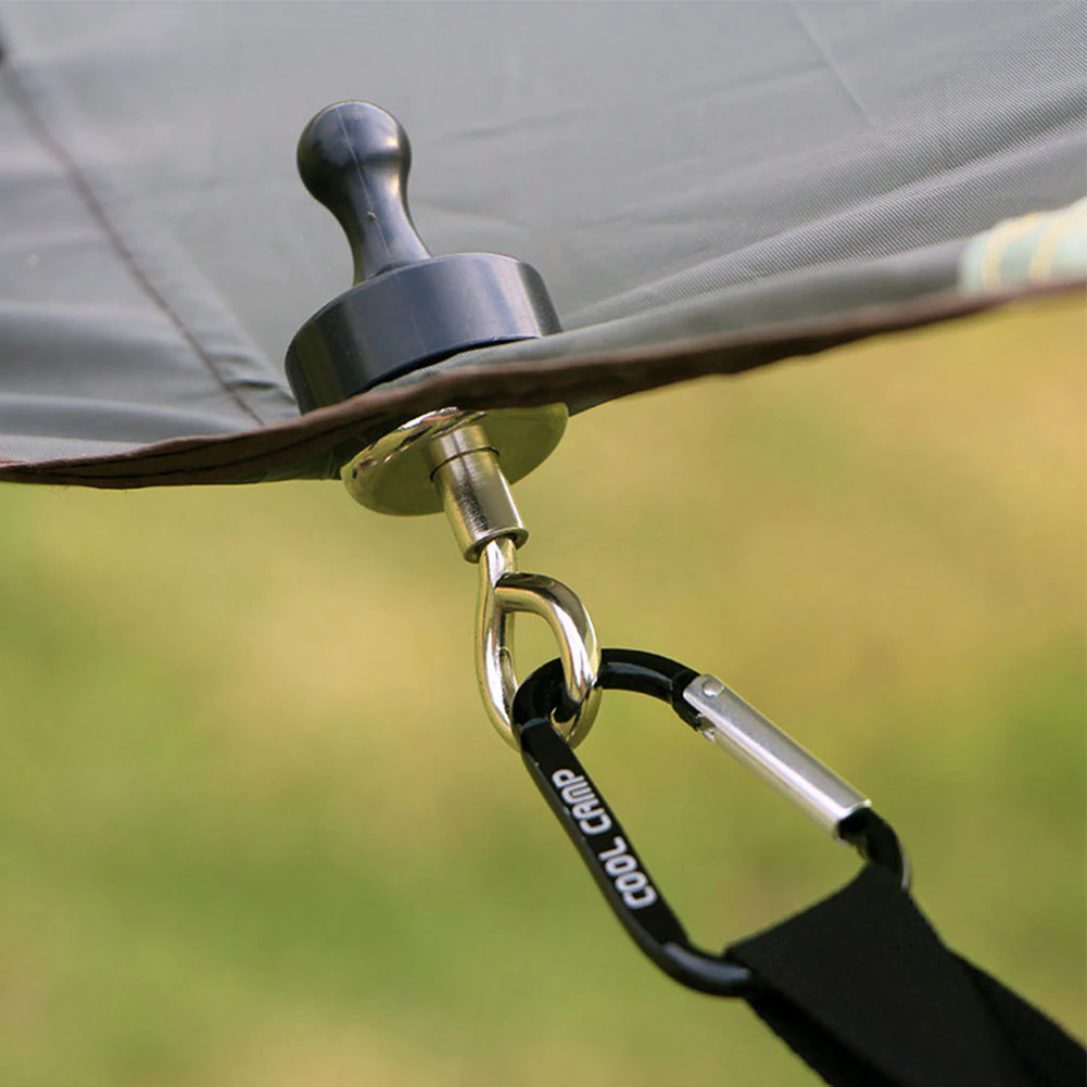 Cheap Goat Tents Camping Magnetic Hook Multifunctional Outdoor Carabiner Keychain Tent Canopy Carabiner Fishing Keychain Mountaineering Hook New   